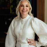 Puffogfjongblusen - Bright White