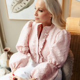 Puffmedpaffblusen - Pink