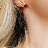 Amanda øredobb - Champanje