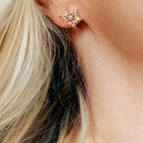 Amanda øredobb - Champanje