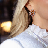 Krystle øredobb - Champanje